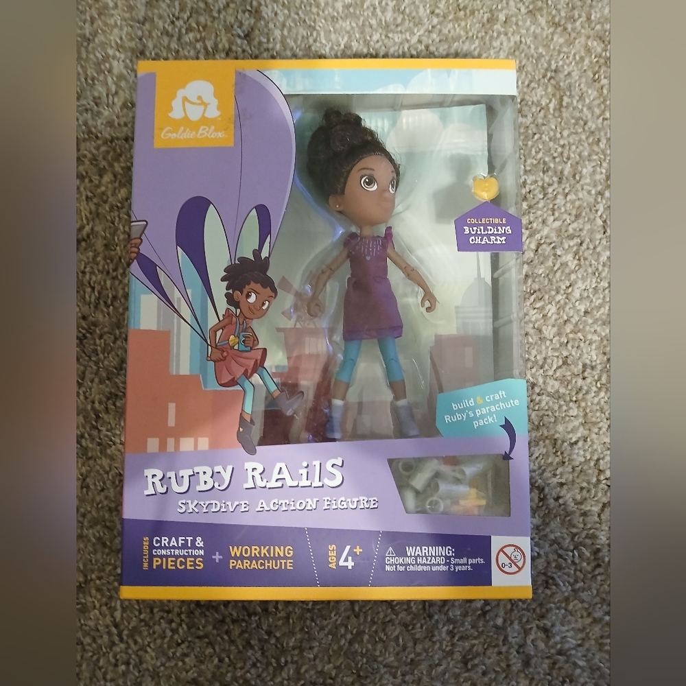 Goldie Ruby Rails Skydive Action Figure